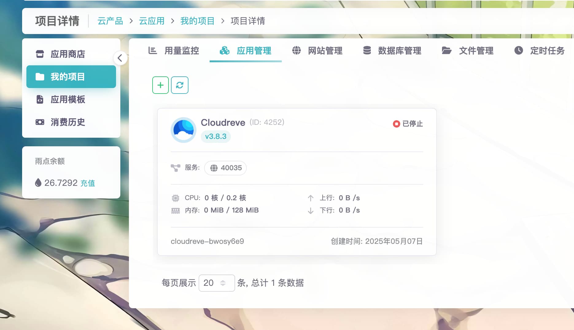 应用管理